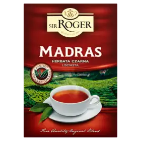 Sir Roger Madras Herbata czarna liściasta 100 g