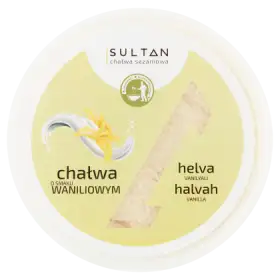 Sultan Chałwa sezamowa o smaku waniliowym 280 g
