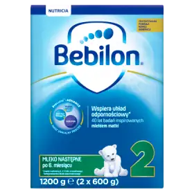 Bebilon 2 Pronutra-Advance Mleko następne po 6. miesiącu 1200 g (2 x 600 g)