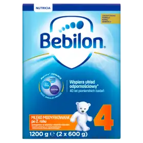 Bebilon 4 Pronutra-Advance Mleko modyfikowane po 2. roku 1200 g (2 x 600 g)