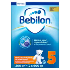 Bebilon 5 Pronutra-Advance Mleko modyfikowane dla przedszkolaka 1200 g (2 x 600 g)
