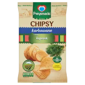 Przysnacki Chipsy karbowane o smaku koperek 135 g