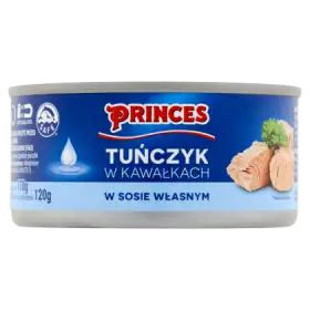 Princes Tuńczyk w kawałkach w sosie własnym 170 g