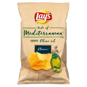 Lay's taste of Mediterranean Chipsy ziemniaczane solone 100 g