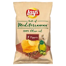 Lay's taste of Mediterranean Chipsy ziemniaczane z pieprzem 100 g