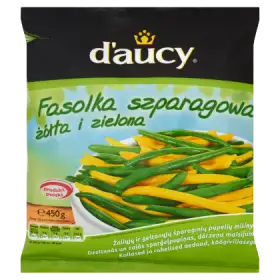 d'aucy Fasolka szparagowa żółta i zielona 450 g