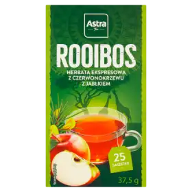Astra Herbata ekspresowa Rooibos z jabłkiem 37,5 g (25 x 1,5 g)