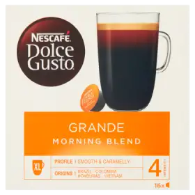 Nescafé Dolce Gusto Grande Morning Blend Kawa w kapsułkach 160 g (16 x 10 g)