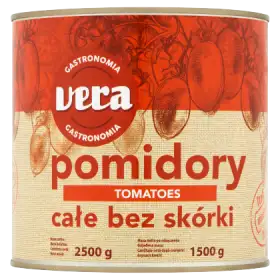 Vera Gastronomia Pomidory całe bez skórki 2500 g