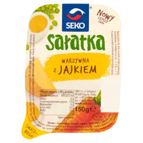 SEKO Sałatka warzywna z jajkiem 150 g