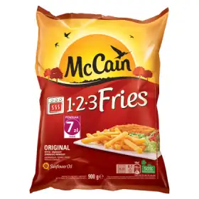 McCain 1.2.3 Fries Original Frytki proste 900 g