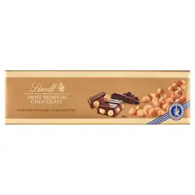Lindt Szwajcarska czekolada deserowa z całymi orzechami laskowymi prażonymi 300 g